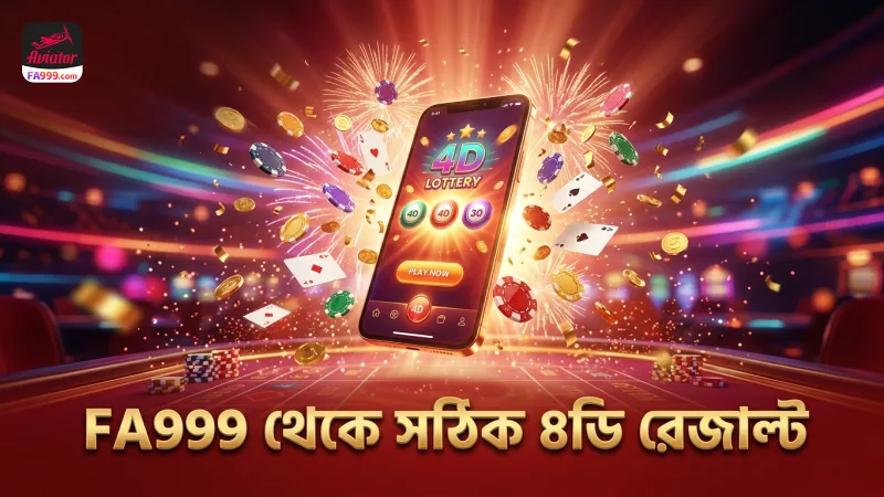 ৪ডি ড্র রেজাল্টের সঠিক তথ্য FA999 থেকে পাওয়া যায়