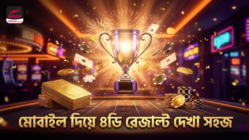 মোবাইল স্ক্রীনে সহজে ৪ডি ড্র রেজাল্ট চেক করা যায়