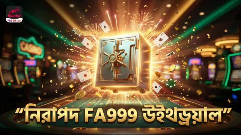 নিরাপদ FA999 উইথড্রয়াল জন্য প্রক্রিয়া অনুসরণ করুন