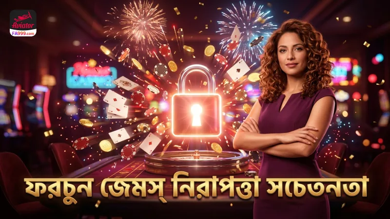 নিরাপত্তা ও দায়িত্বশীল গেমিং ফরচুন জেম্সের বিশ্বাসযোগ্যতা বাড়ায়।