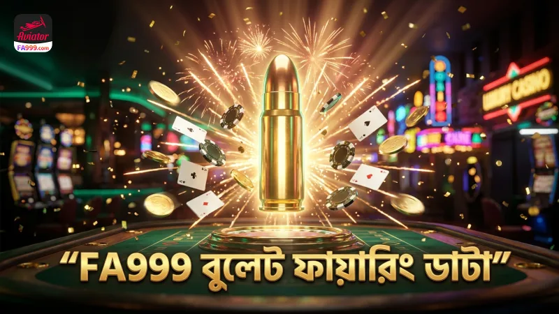 FA999 ডাটা বিশ্লেষণ থেকে কার্যকর বুলেট ফায়ারিং শেখা যায়।