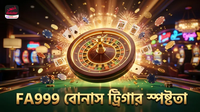 বোনাস ট্রিগার পদ্ধতি FA999-এ স্বচ্ছ ও নির্ভরযোগ্য।