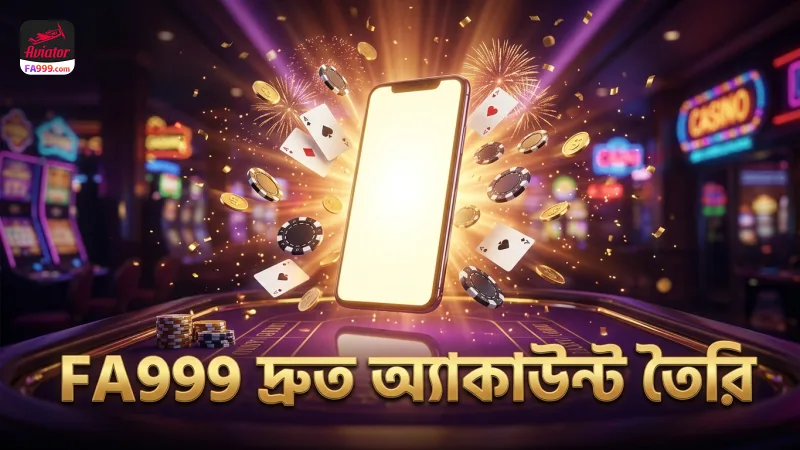 FA999 অনলাইন ক্যাসিনো দ্রুত অ্যাকাউন্ট তৈরি প্রক্রিয়া সমর্থন করে