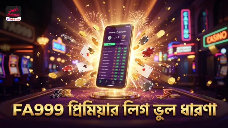 প্রিমিয়ার লিগ বেটিং এ ভুল ধারণা এড়িয়ে FA999 ব্যবহার করুন