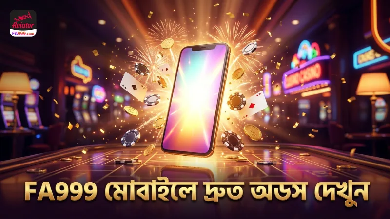 FA999-এ মোবাইলে ইউএফসি ফাইট অডস দ্রুত দেখুন