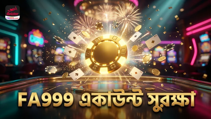 নিরাপদ লেনদেন নিশ্চিত করতে FA999 এর একাউন্ট সুরক্ষা।